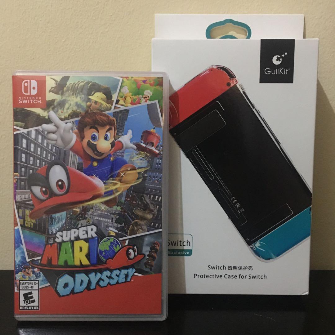 mario odyssey game case