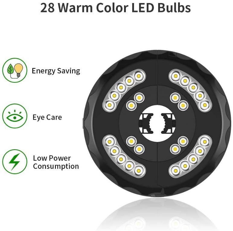 Patio Umbrella Lights Rechargeable Totobay 28 Leds Cordless Umbrella Pole Light For Patio Umbrellas Camping Tents And Other Outdoor Use 2 Level Dimming Switch Warm Light Electronics Others On Carousell