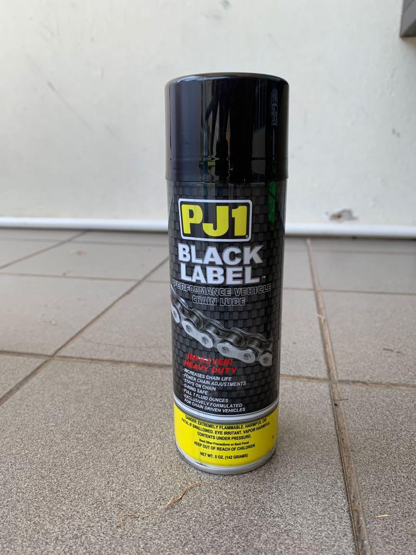 PJ1 black label motorcycle chain lube, Motorcycles ...