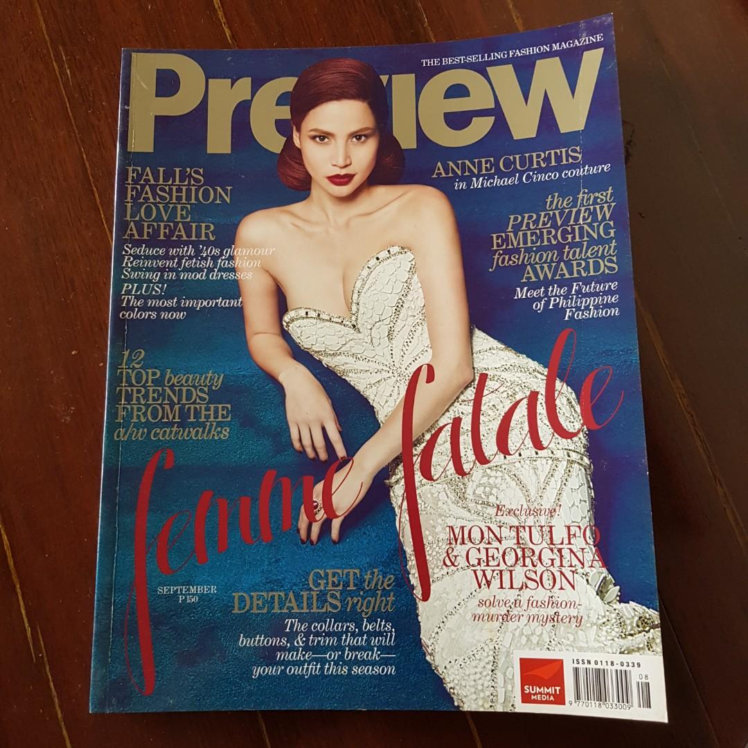 PREVIEW MAGAZINE ERICH GONZALES (Category: Magazines) located in San Mateo. Submitted by cddvdsale (Listing ID 1039707730, Image 1). Description: PREVIEW ERICH LIKE NEW delivery: grab, lalamove c/o buyer location: san mateo rizal payment: gcash, bank dep, cod c/o grab or lalamove..