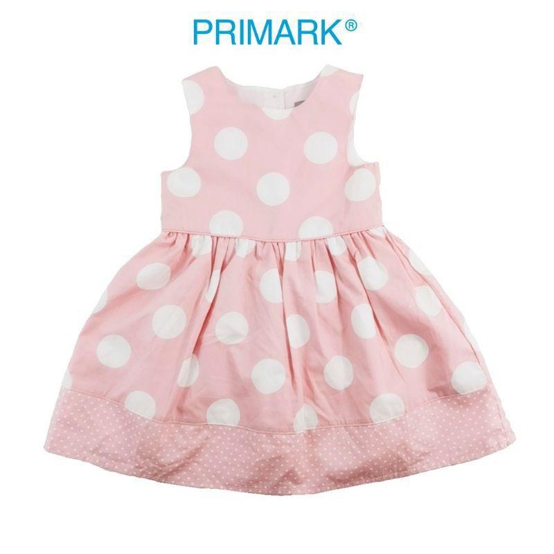 Primark Baby Girl Dress Pink Polkadot Dress Summer dress Elegant Dress Newborn to 36M