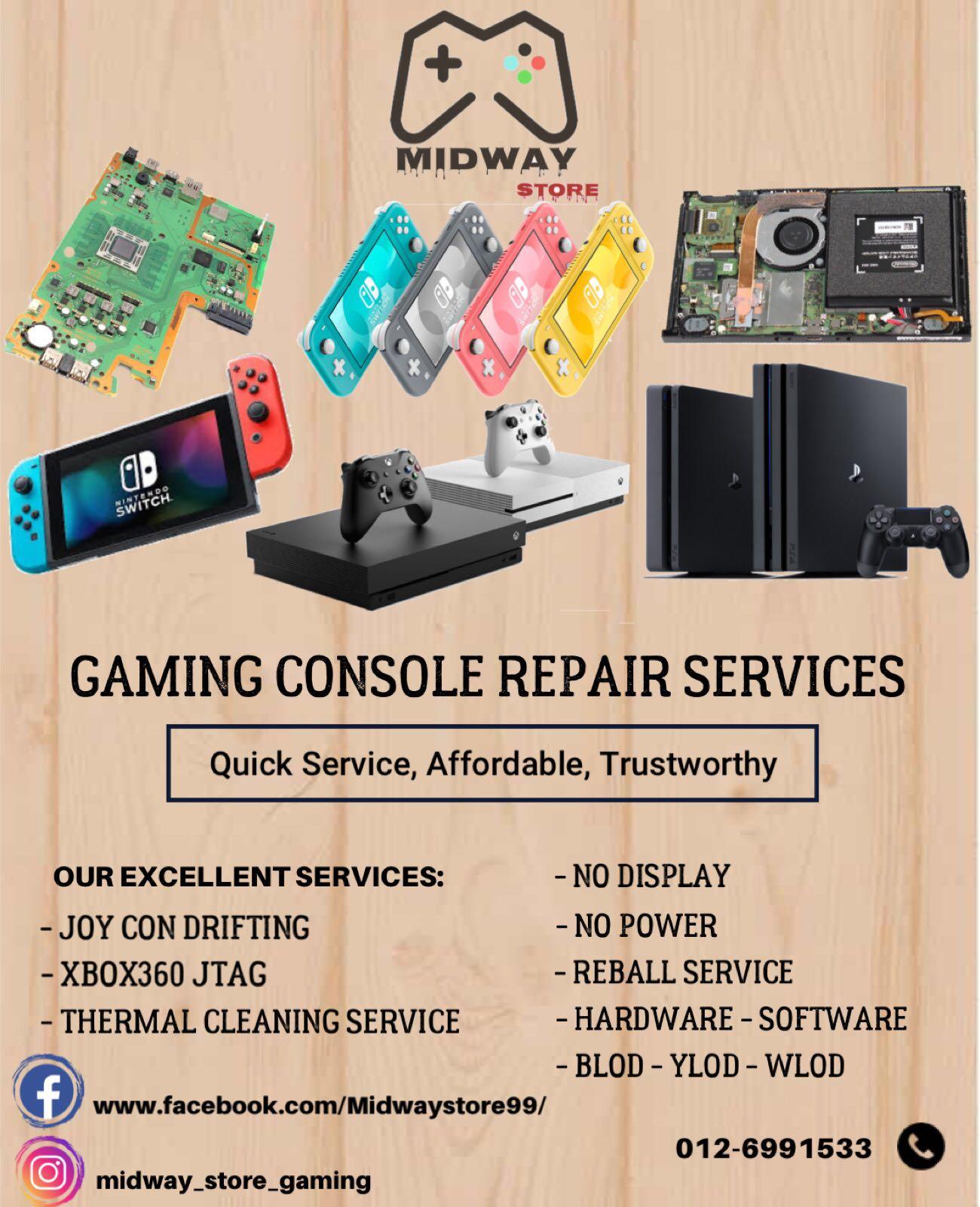 video game repair store