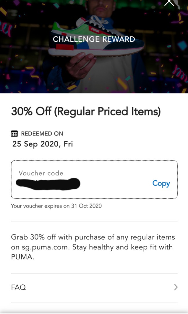 Puma voucher discount