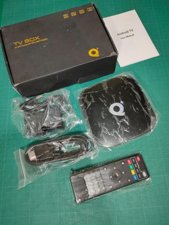 q plus allwinner h6 4gb 64gb 6k android 9 0 機頂盒tv box 4gb ram 64gb rom 電子產品 電視 其他電器 carousell