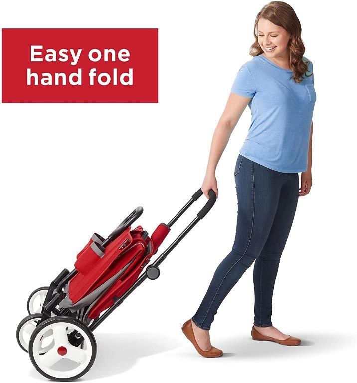 Radio Flyer push pull Convertible Stroller Wagon 3In1 EZ Folding with