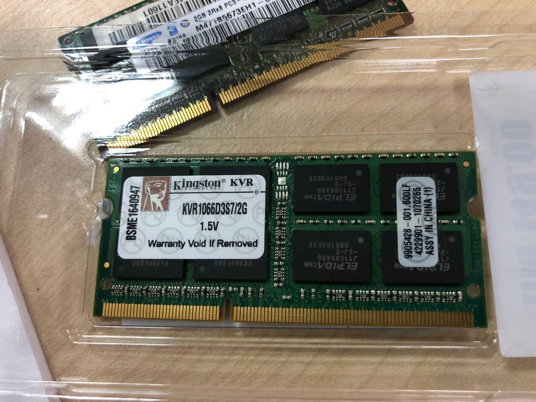 Ram Notebook 2gb Ddr3 Pc 1333 Mhz Electronics Computer Parts Accessories On Carousell