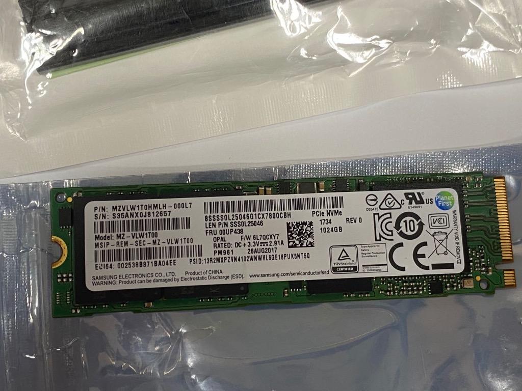 Samsung on sale pm961 review