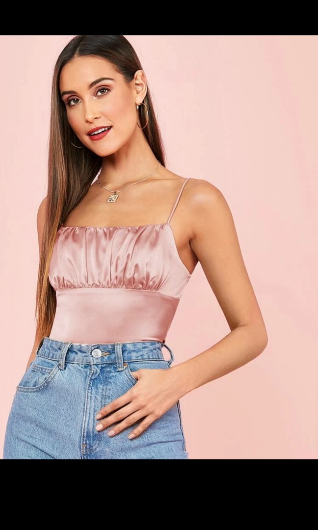 ruched cami top