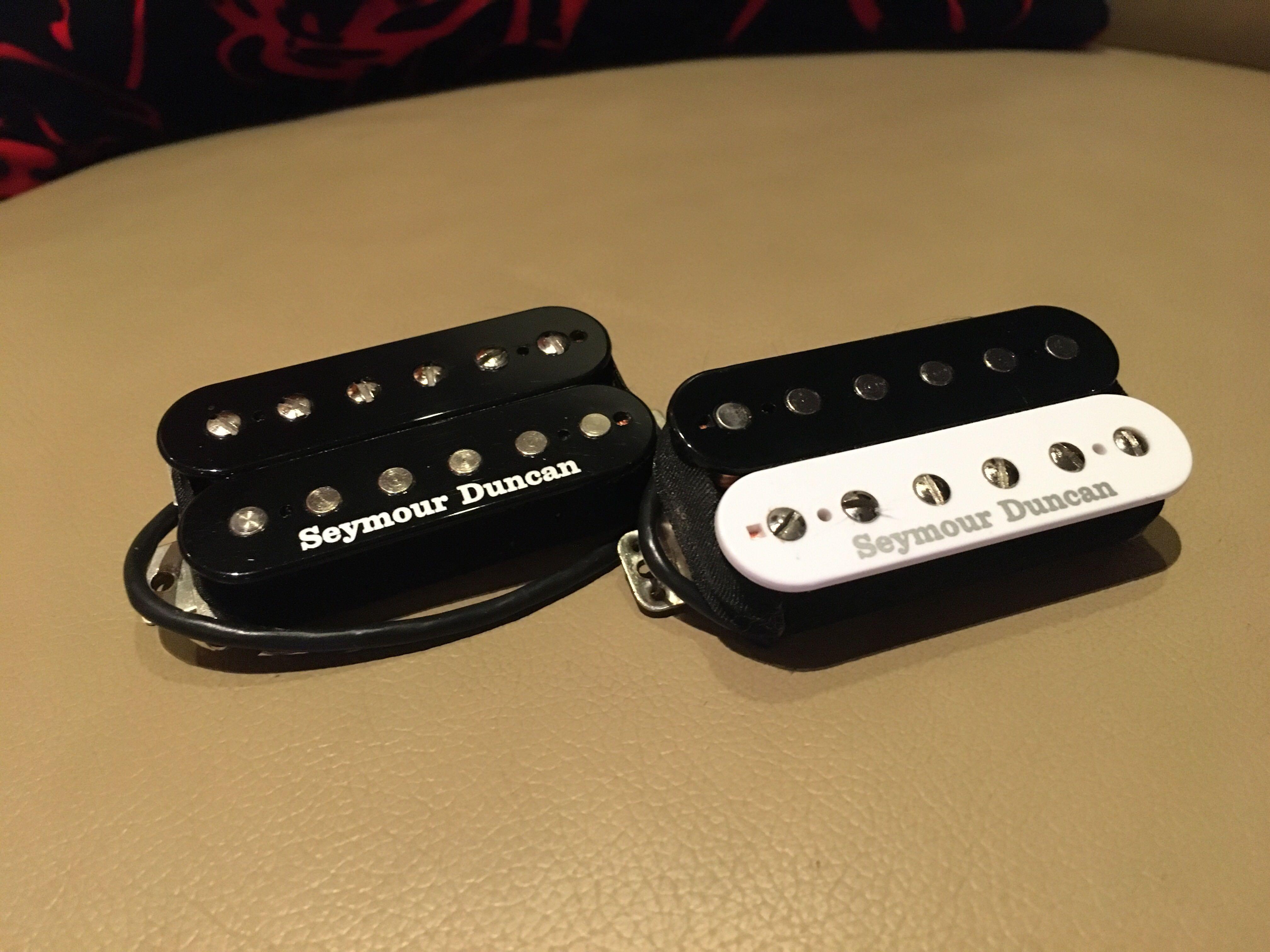 Seymour Duncan SH 2n Jazz Black TB 4 JB White Zebra Set Removed from Jackson USA Custom Shop SLS KILLER TONE electic guitar pickups like