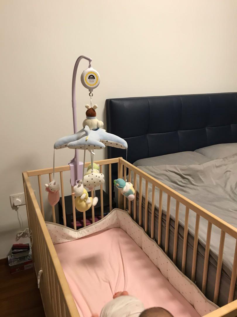 Full Set Shiloh Baby Crib Musical Mobile Battery Operated 60 Songs White Babies Kids Infant Playtime On Carousell