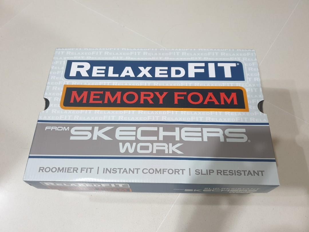 Skechers Work Memory Foam Safety Shoes 