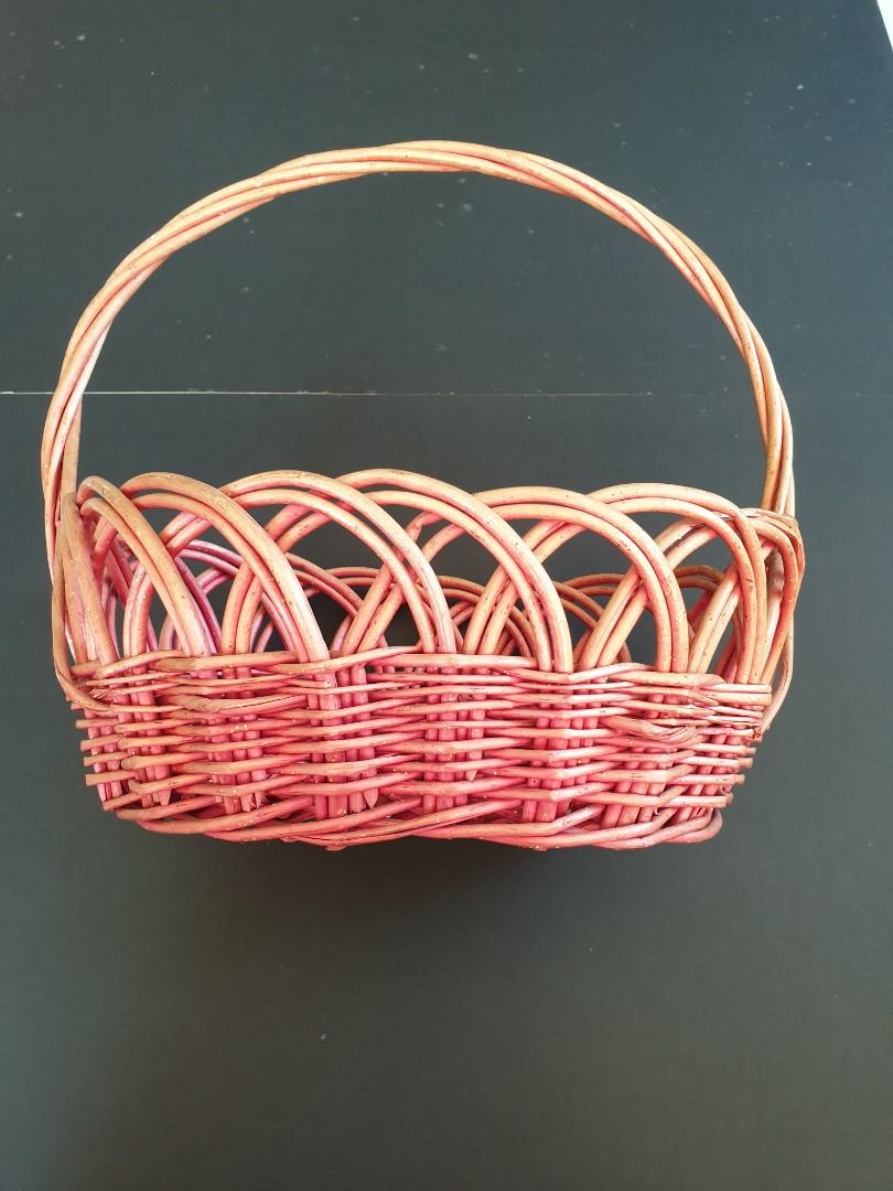 Sparkly Wicker Basket