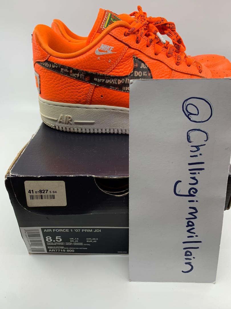 Air force 1 on sale 07 prm jdi orange
