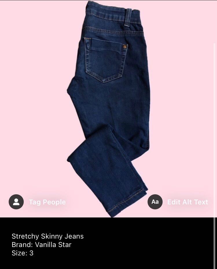 stretchy skinny jeans