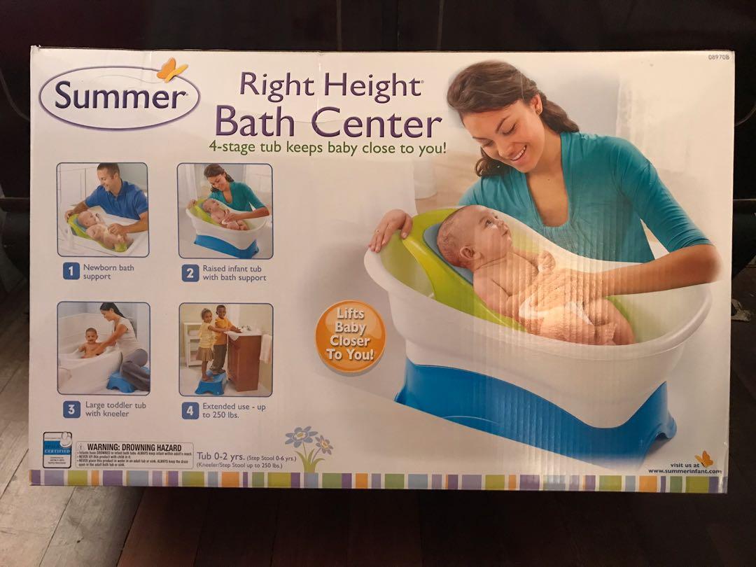 comfort height baby bath tub