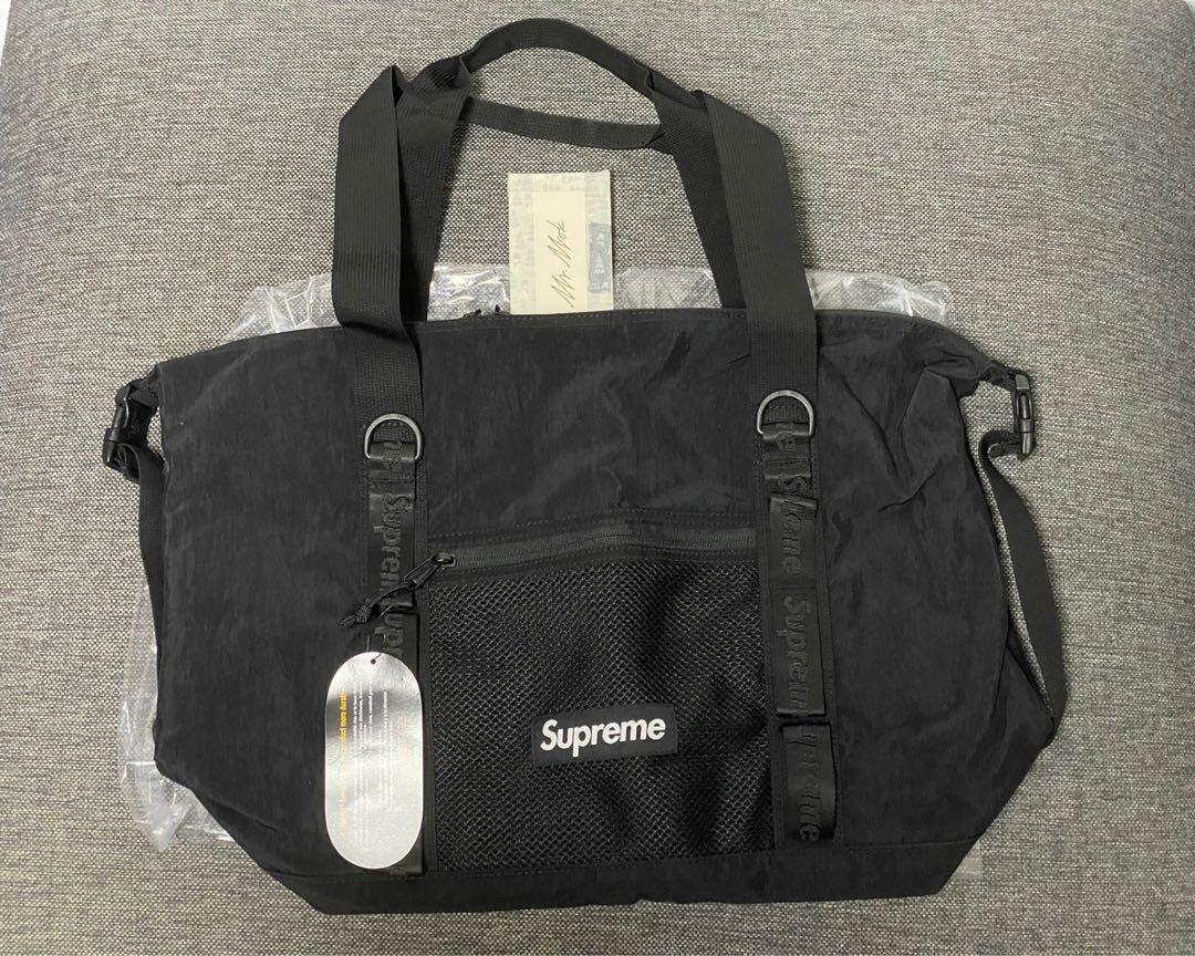 交換無料 Zip 美品 Supreme Tote Black Bag トートバッグ Bindascollection Com
