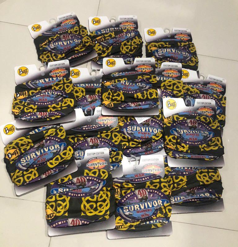Survivor TV SHOW Buff (Category: Activewear) located in Manila. Submitted by lordnicolas (Listing ID 1039867121, Image 1). Description: Survivor 40 Winners at War - Merged Koru Buff Shipping from BGC - delivery shouldered by buyer.