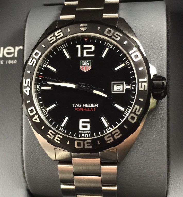 Tag Heuer Formula 1 Quartz Men S Watch Waz1110 Men S Fashion Watches On Carousell
