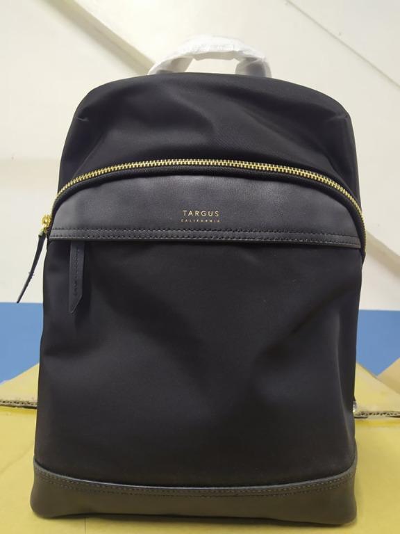 Targus 12" Newport Mini Backpack Black (TSB946GL), Women's Fashion