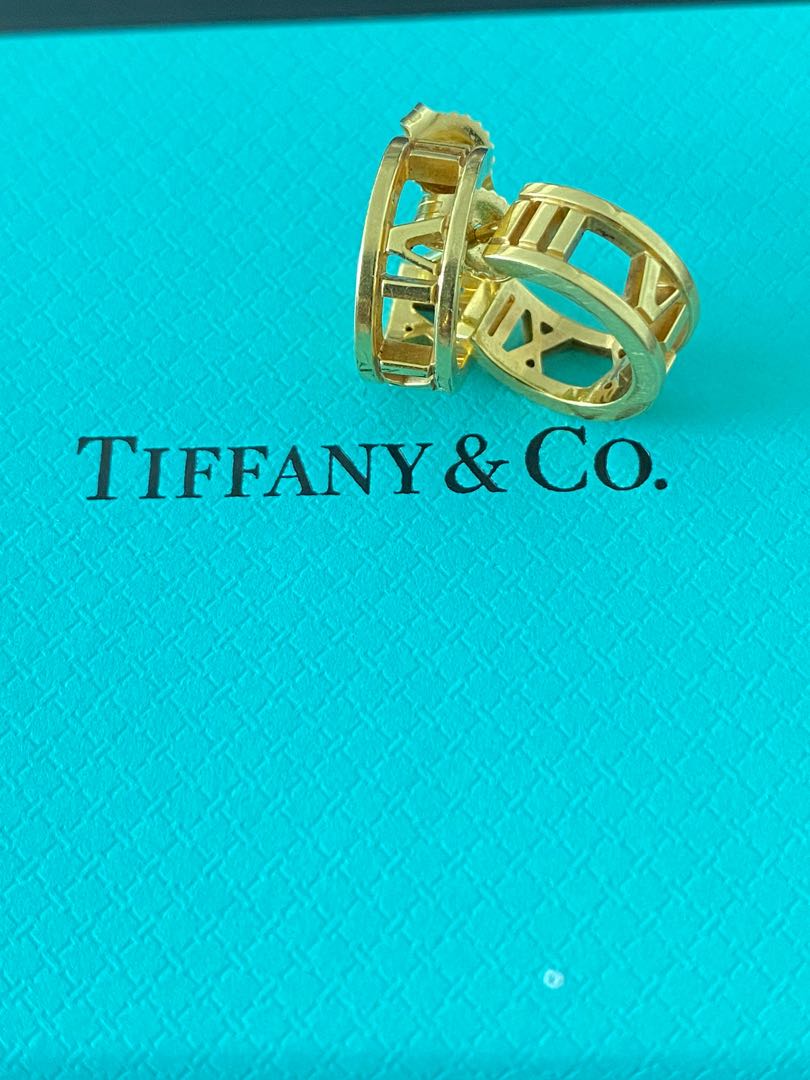 Tiffany Co Atlas Hoop Earrings Women s Fashion Jewelry