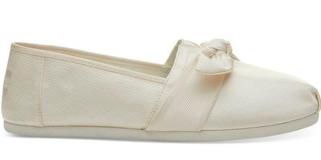 Ivory grosgrain bow women's classics clearance