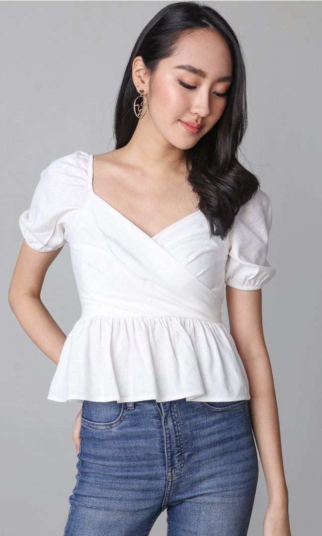 basic peplum top