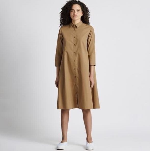 Uniqlo Shirt Dress, Women's Fashion 