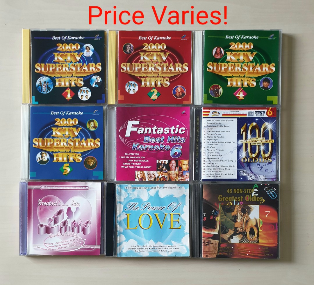 Various Karaoke VCDs & Cover Version CDs For Sale @ $1.00 to $1.50 Each ...