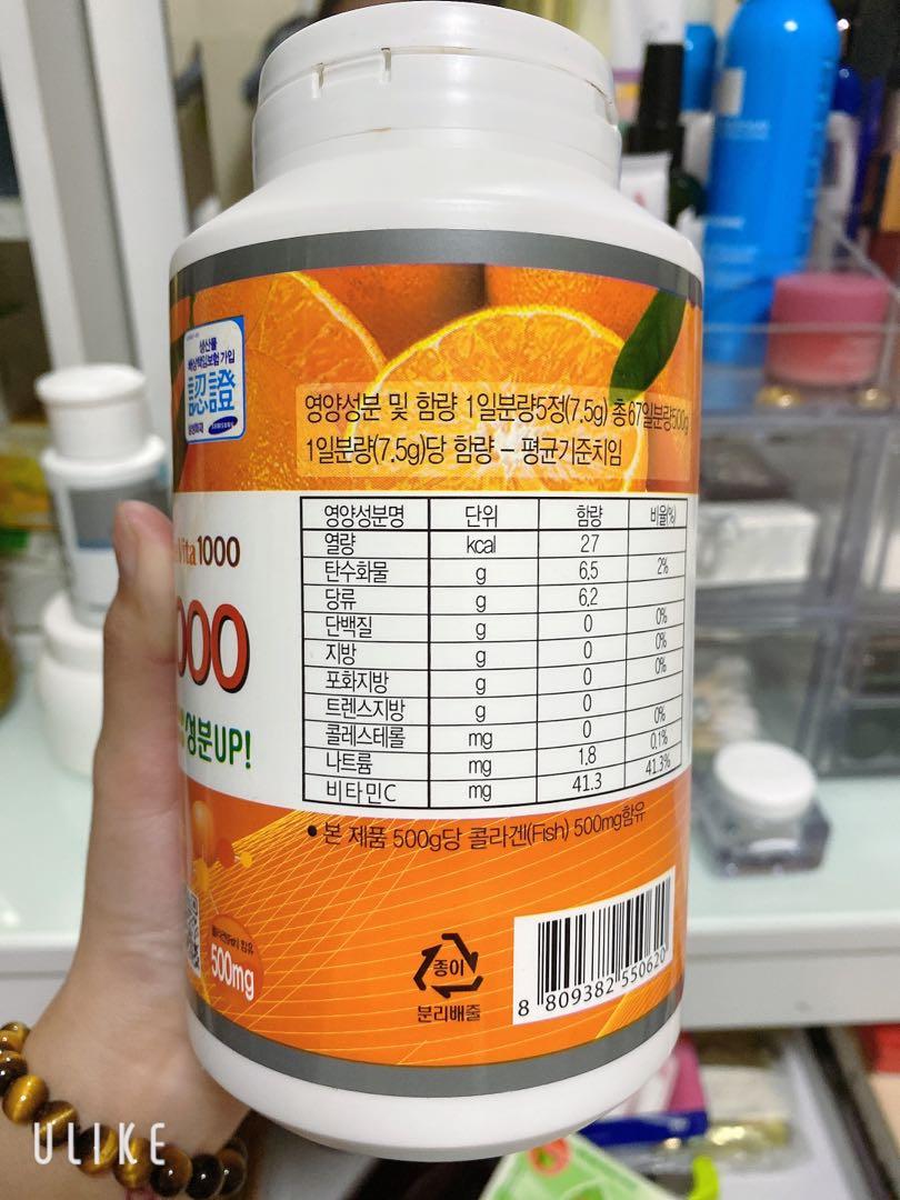 Vitamin C Candy of Jeju Orange Korea, Health & Nutrition, Health
