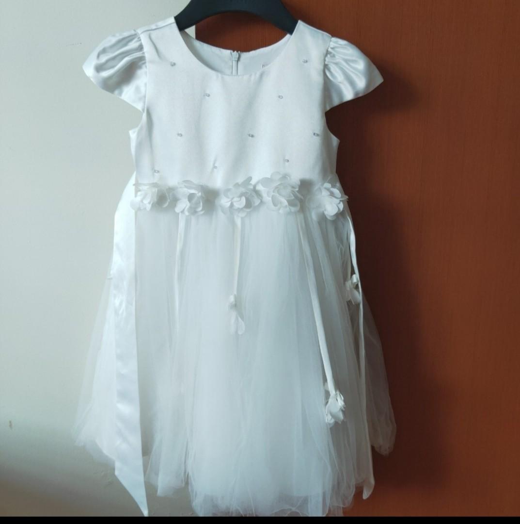 White formal dresses best sale for little girls