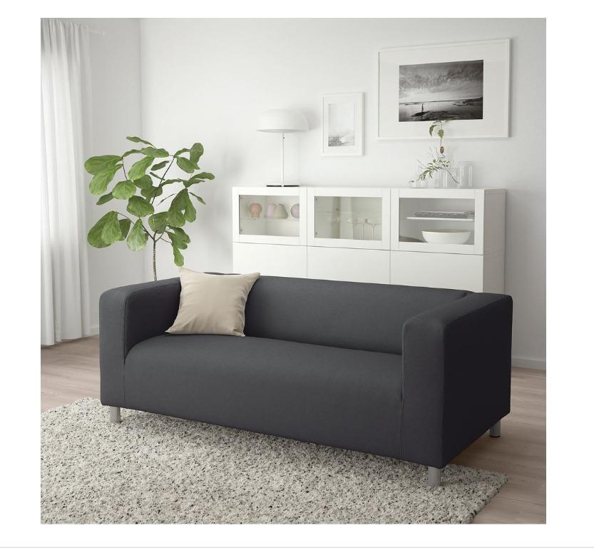 10 years ikea warranty ikea sofa klippan 2 seat sofa vissle grey home furniture others on carousell
