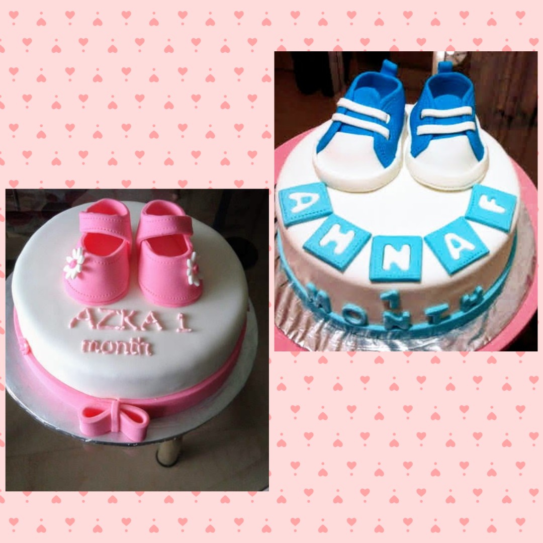 Cakes for New Born Baby | half birthday | 1 month birthday | 6 month  birthday - Cakes and Bakes