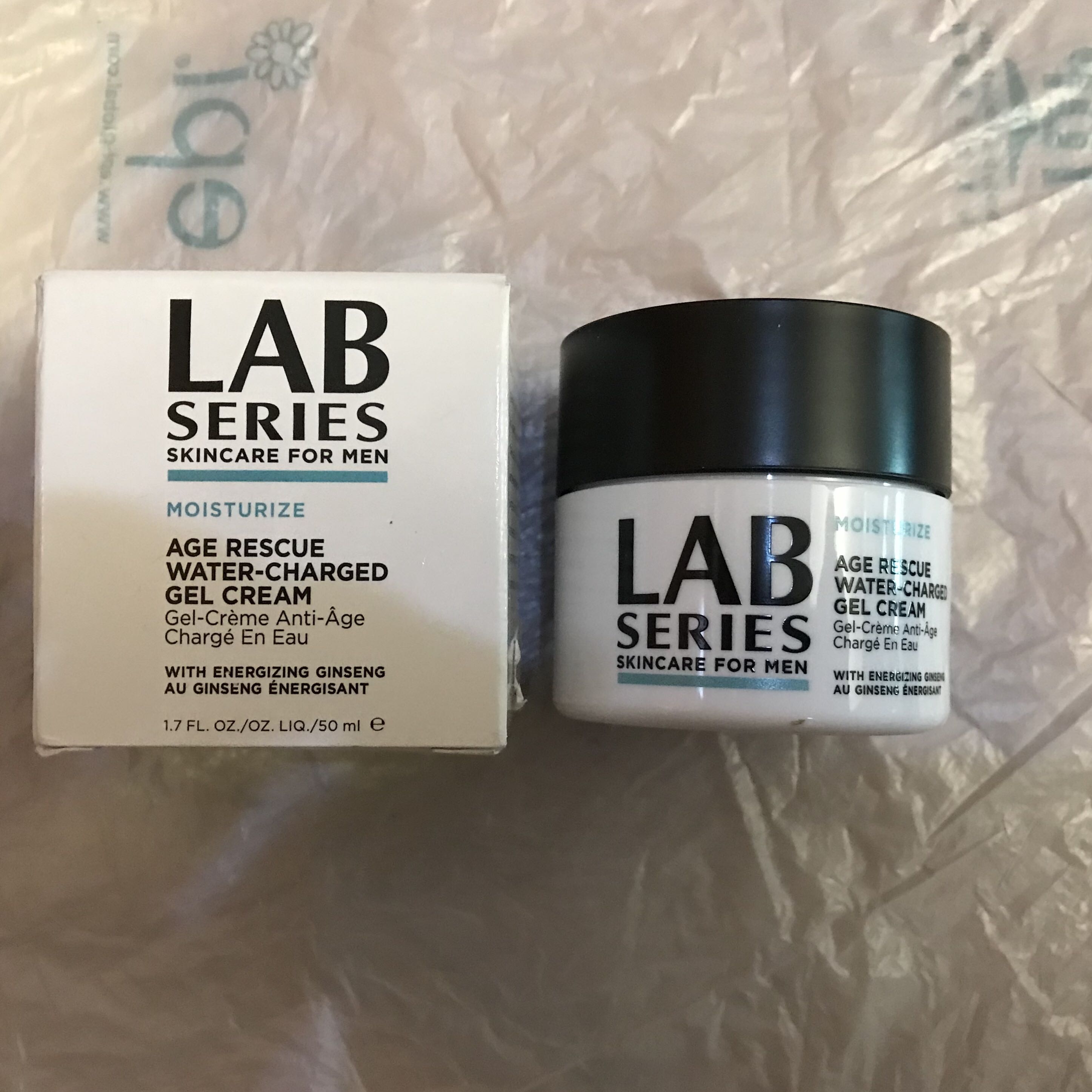 lab series age rescue water charged gel cream