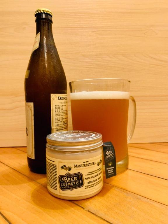 現貨）捷克Manufaktura 啤酒花護髮膜(含咖啡因) 200mL Strengthening and Protective Beer Hair  Mask with Natural Oils and Caffeine 200mL, 美容＆化妝品, 健康及美容- 皮膚護理, 面部-