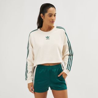 cropped sweater adidas