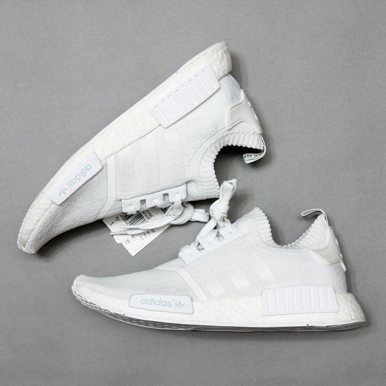 Adidas nmd r1 pk monochrome on sale white