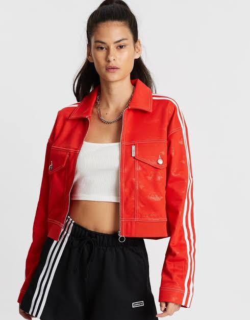 womens adidas cropped jacket