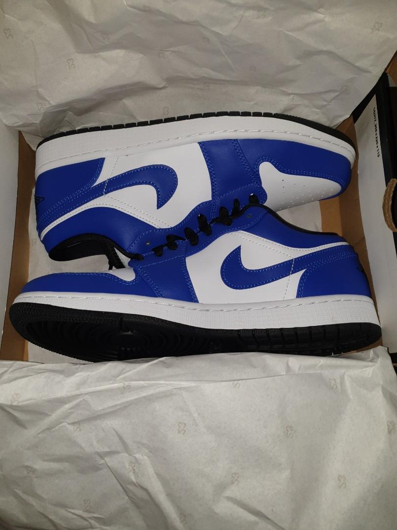 Air Jordan 1 Game Royal Low, Men's Fashion, Footwear, Sneakers on Carousell