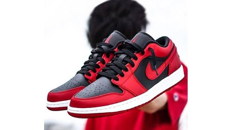 Air Jordan 1low Gym Red Black White Rouge Gym Blanc Noir Sports Other Sports Equipment On Carousell