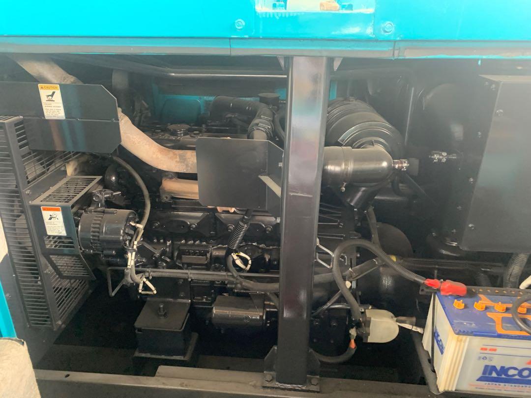 Airman Compressor 390 cfm (Category: Construction Tools & Equipment) located in Manila. Submitted by santiago0721 (Listing ID 1039896684, Image 2). Description: Many units available Model: PDS390S Isuzu Engine 390 cfm Unit is cleaned, good condition. Outside and inside panels and components, painted and cleaned. Ready to use on projects Manila area Advise us 2 days ahead for appointments.