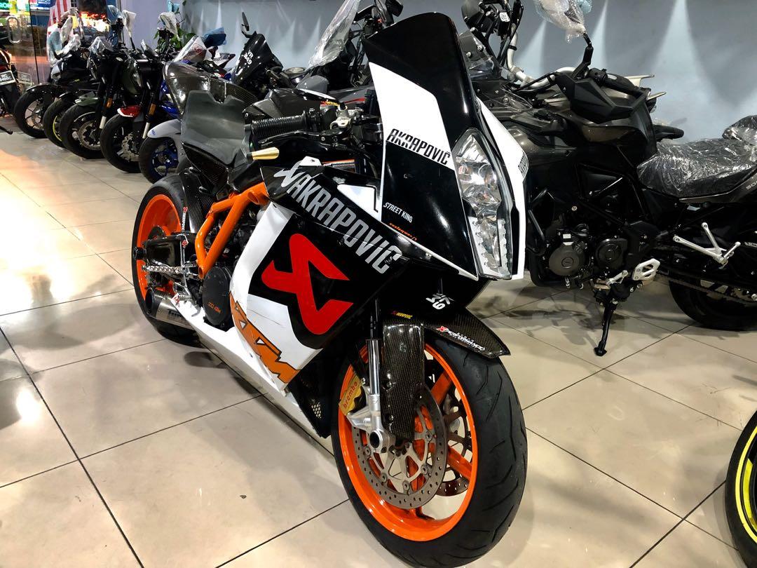 AKRAPOVIC KTM RC8R RC8 CARBON FIBRE BREMBO WP SUSPENSION MUKA300 r1 r6 zx10 zx14 zx6r Motorbikes on Carousell