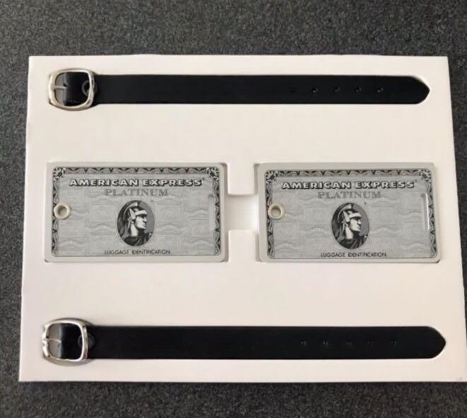 amex platinum luggage tags