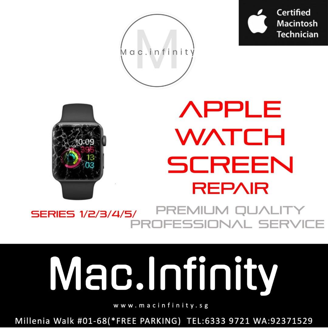 Apple Watch Screen Lcd Replacement Apple Watch Repair Battery Replacement Lifestyle Services Electronics Gadget Repairs On Carousell
