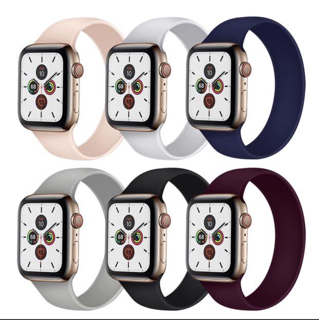 Apple Watch Solo Loop Band (Category: Luxury Watches) located in Makati City. Submitted by saritsarishop (Listing ID 1039985543, Image 2). Description: Apple Watch ⌚️ Solo Loop Band Now ONHAND! Size: Small, Medium, Large Dual : 38/40/41MM 42/44/45/49MM Available Color: Black White Grey Midnight Blue Pink Sand Wine Red Red Orange Pine Yellow MOP : BPI/GCash/BDO Delivery not yet included 🚚 grab/lala move for metro Manila 📦 lbc/jrs/jnt for provinc