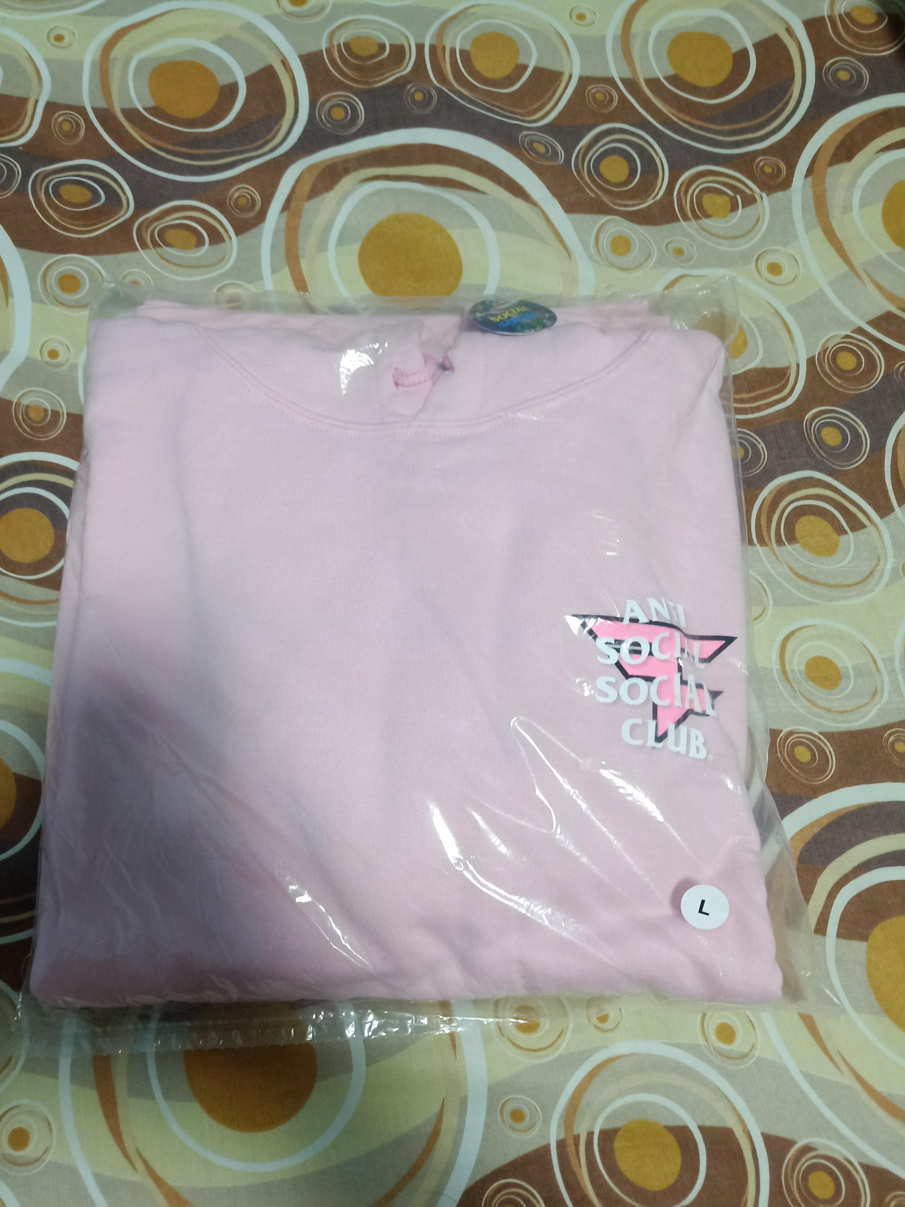 ASSC Anti Social Social Club x Faze Clan Pink Hoodie Men s Fashion Tops Sets Hoodies on Carousell