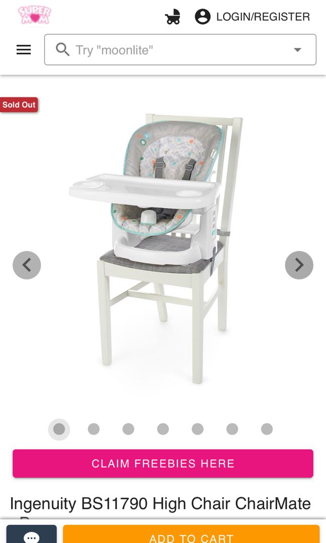 ingenuity table chair