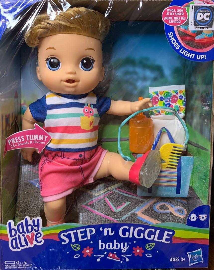 baby alive step and giggle boy