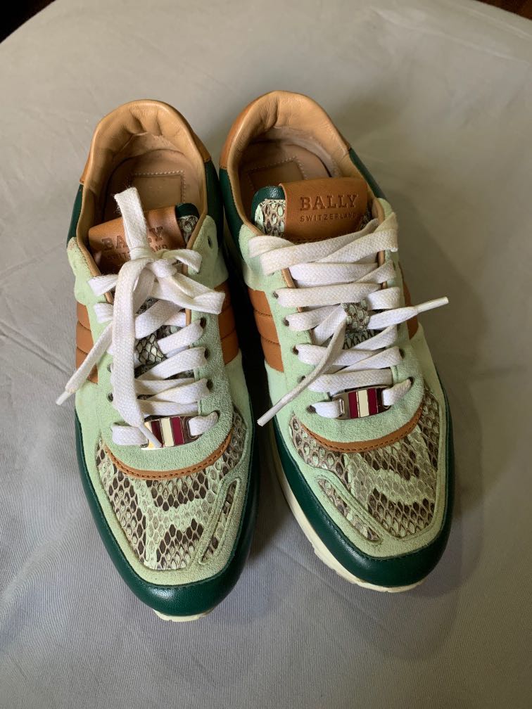 Bally snakeskin sneakers store