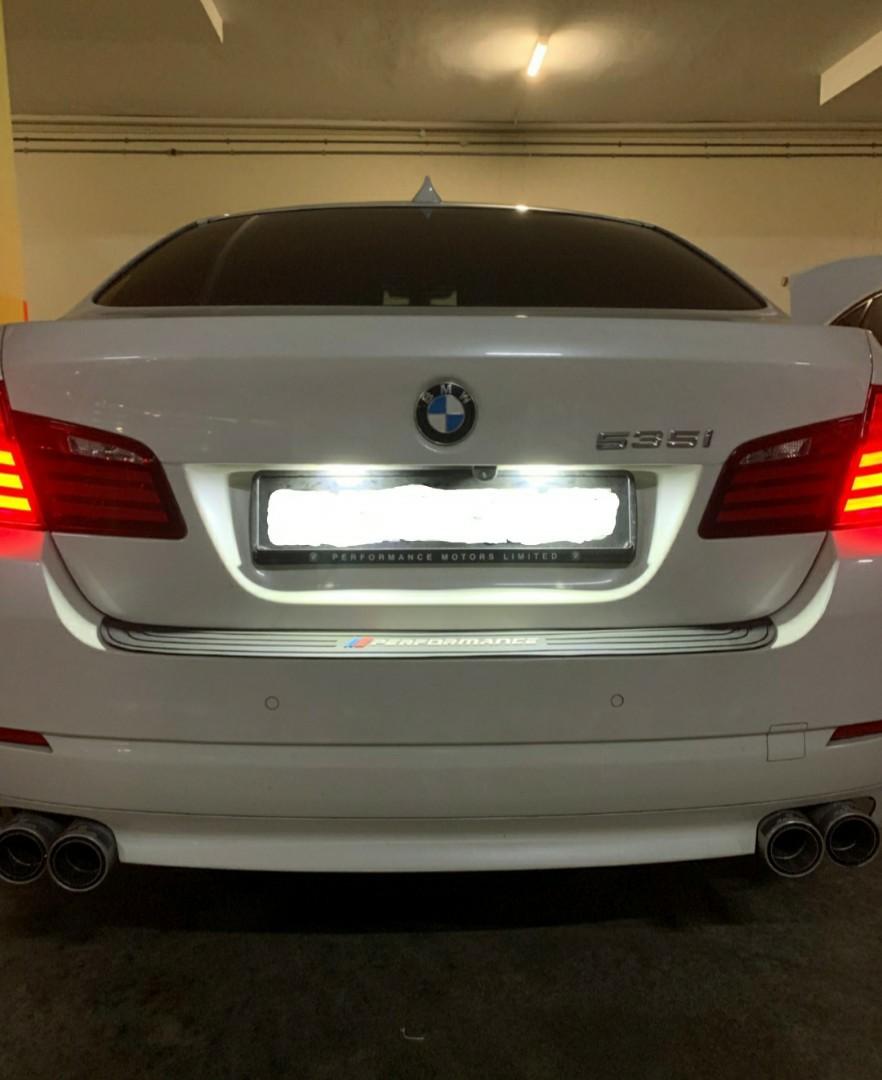 BMW F10, F20, F30 LED and E90 licence plate & truck lights, Car