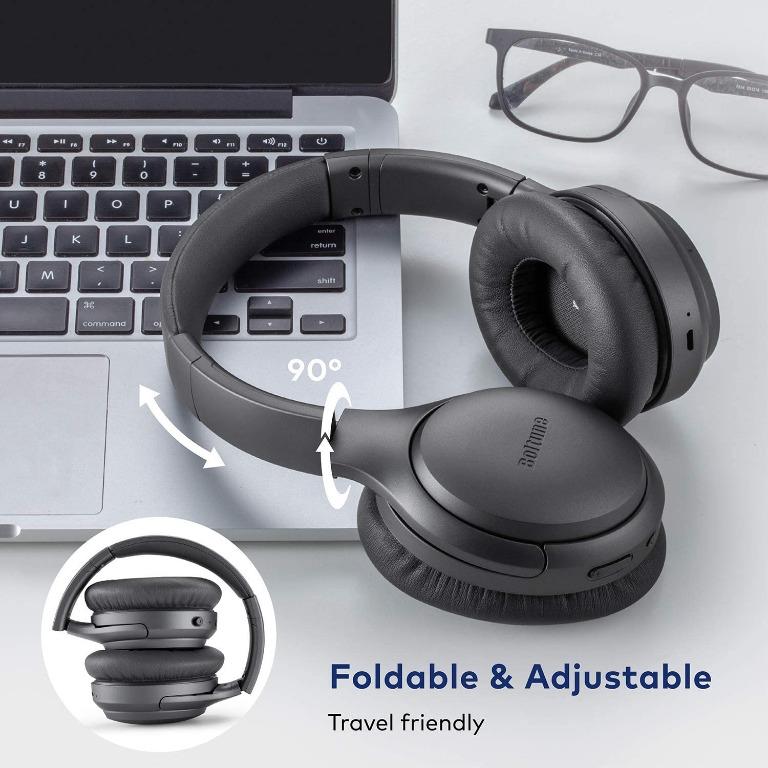 boltune bluetooth 5.0 wireless over ear headset